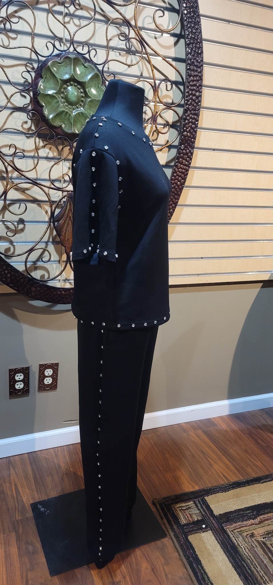 Black Studded Set