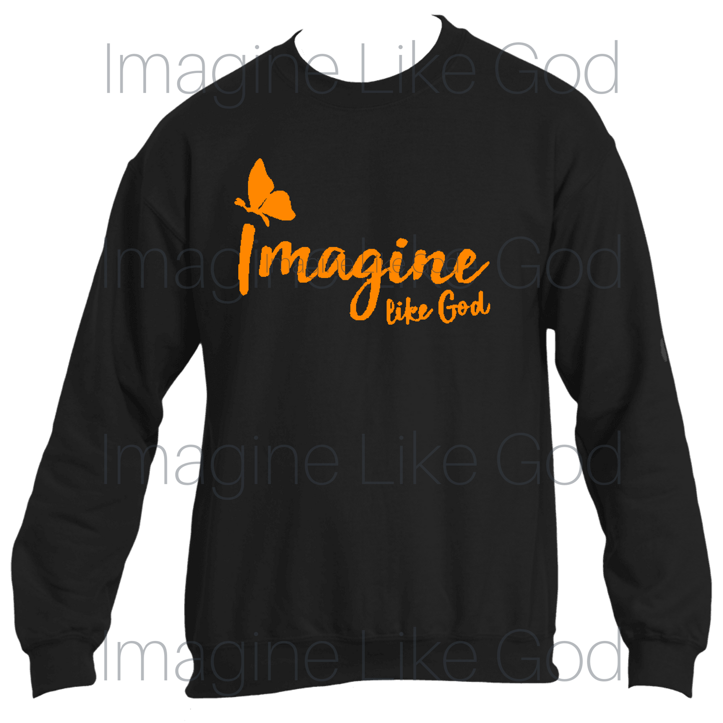 Women's Imagine Like God Butterfly Crew Sweatshirt