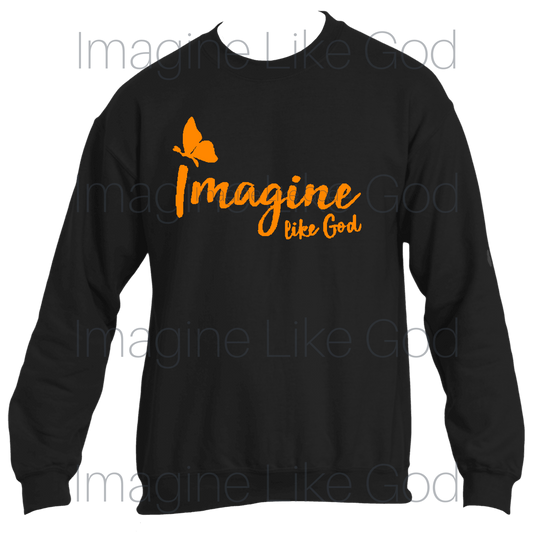 Women's Imagine Like God Butterfly Crew Sweatshirt