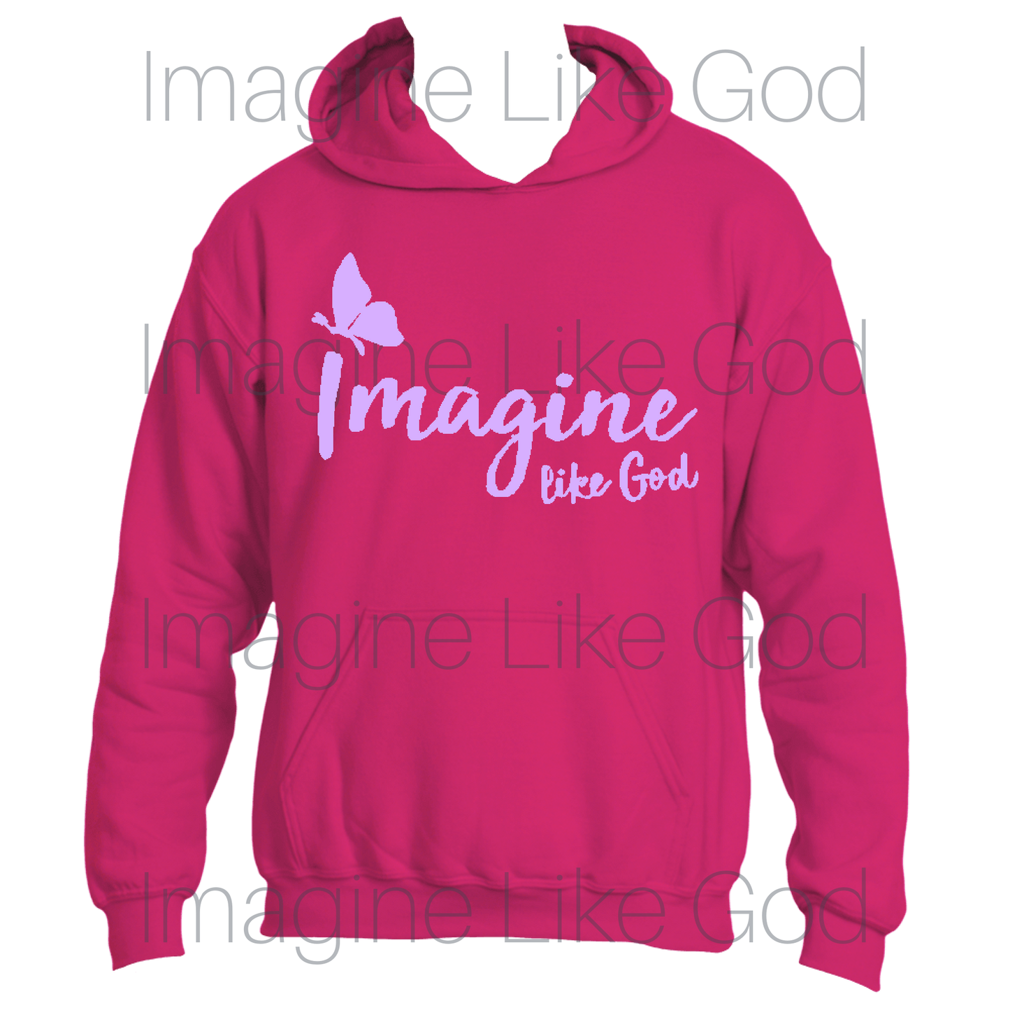 Women's Imagine Like God Butterfly Hoodie