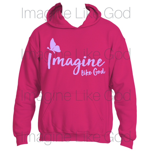 Women's Imagine Like God Butterfly Hoodie