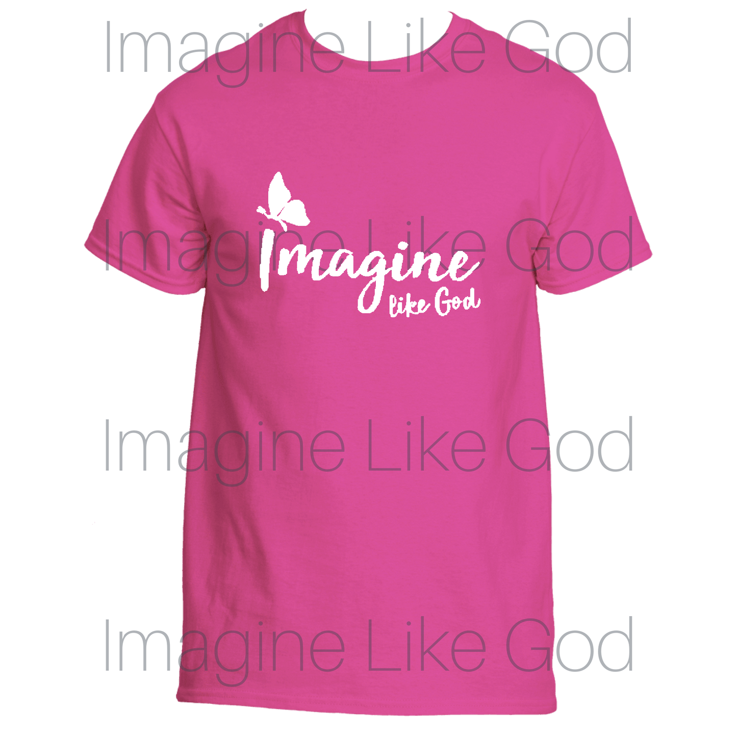 Women's Imagine Like God Butterfly T-Shirt