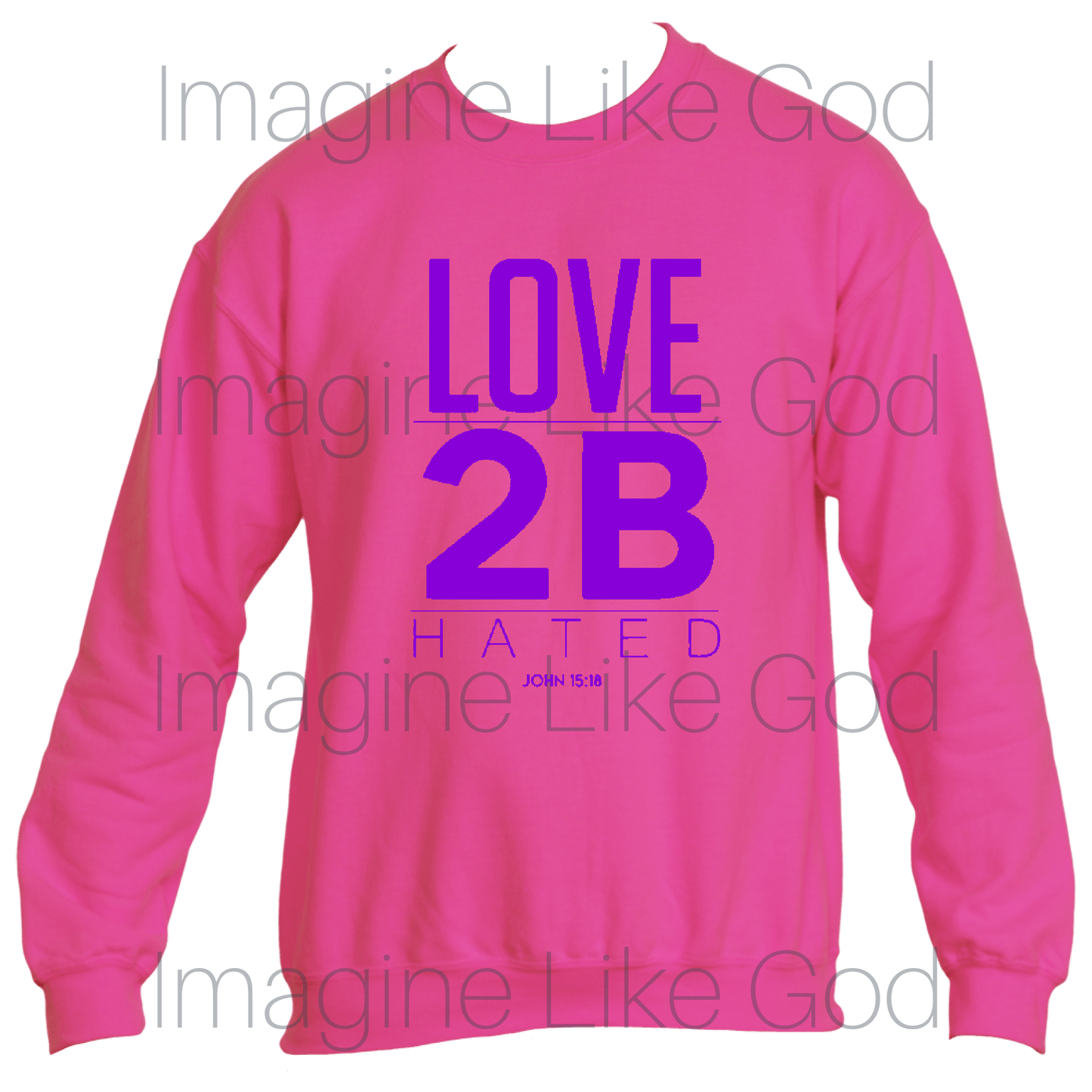 Women's Love 2B Hated Crew Sweatshirt